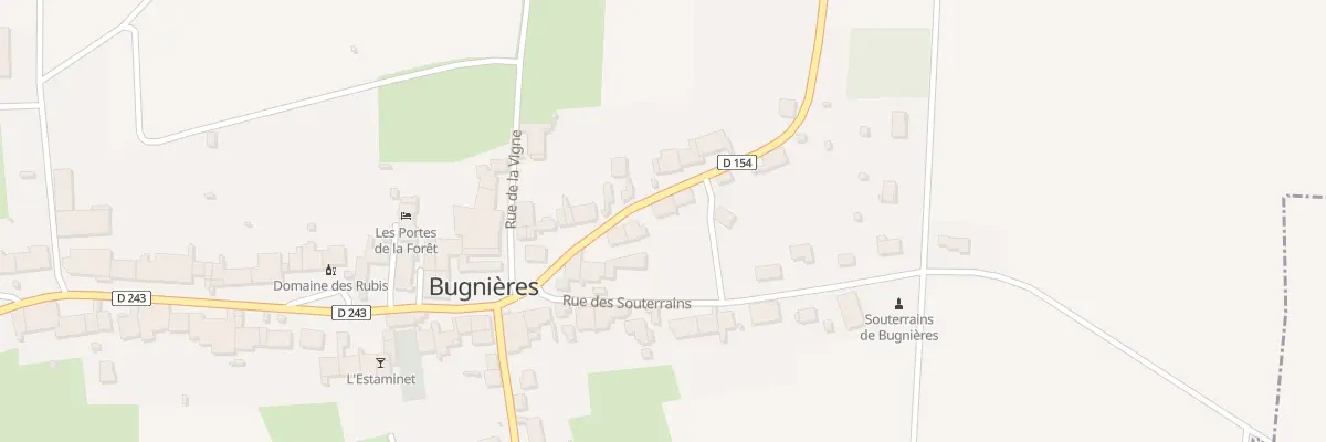 Plan du 6 Rue du Fays à Bugnières