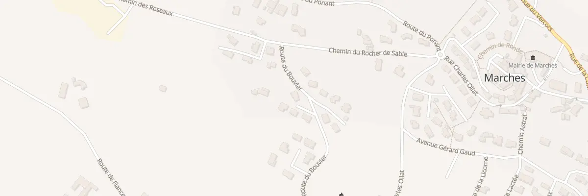 Plan du 2 Tra de Jupiter à Marches