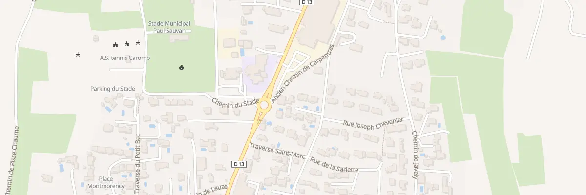 Plan du 46 Imp de l’Oratoire à Caromb