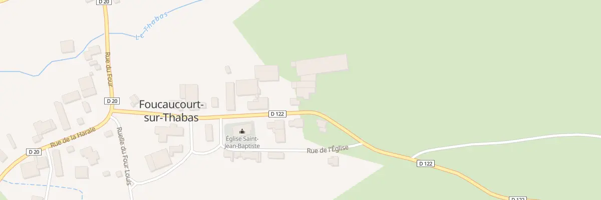 Plan du 15 Rue de la Haraie à Foucaucourt-sur-Thabas