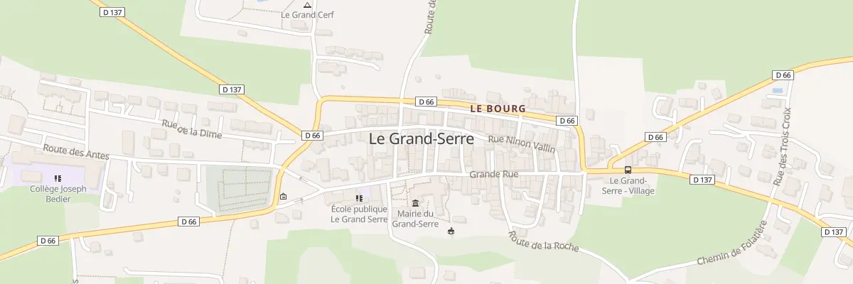 Plan du 6 Rue Paradis au Grand-Serre