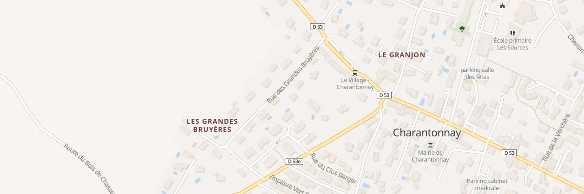 Plan du 111 Rue des Gdes Bruyeres à Charantonnay