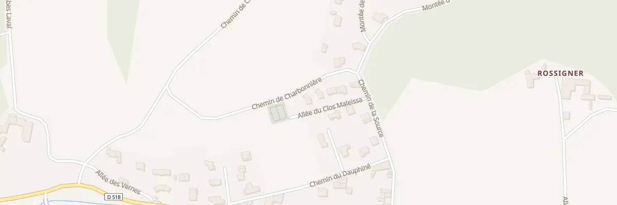 Plan du 44 All du Clos Maleissa à Royas