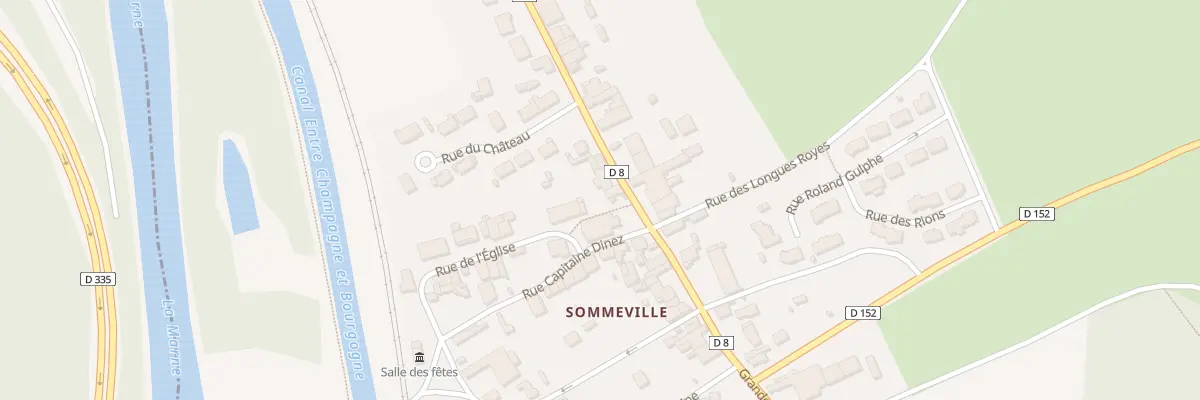 Plan du 23 Rue Grande de Sommeville à Chevillon