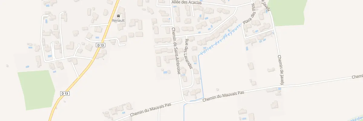 Plan du 70 Rue des Lavandes à Caromb