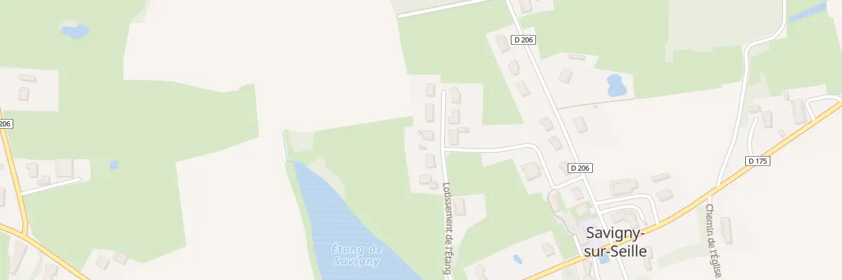 Plan du 3 Lot de l’Etang à Savigny-sur-Seille