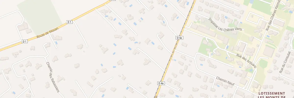 Plan du 665 Rte de la Courtoise à Pernes-les-Fontaines