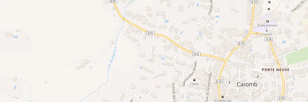 Plan du 241 Rte de Beaumes de Venise à Caromb