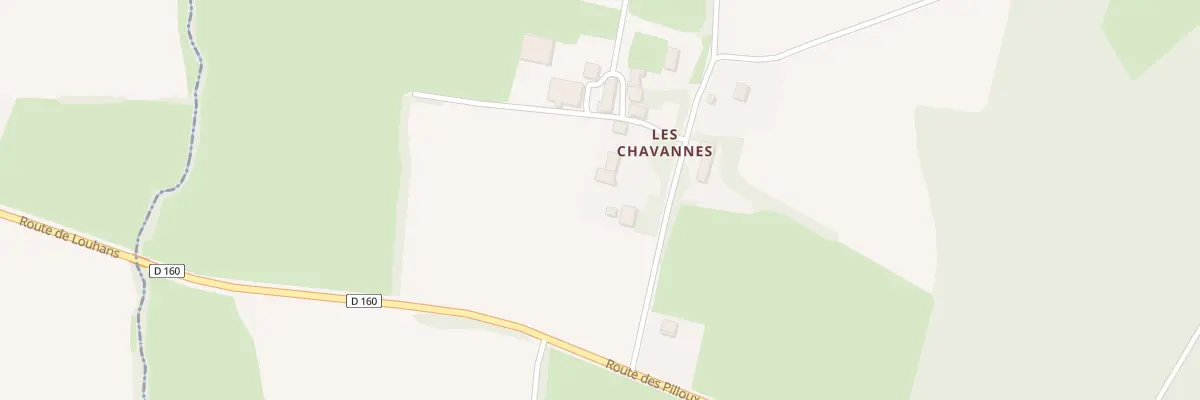 Plan du 1 Imp des Chavannes à Savigny-sur-Seille