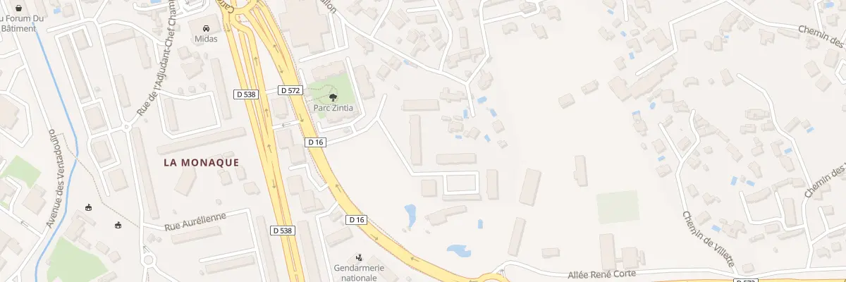 Plan du 9003 Rue Saint Exupery à Salon-de-Provence
