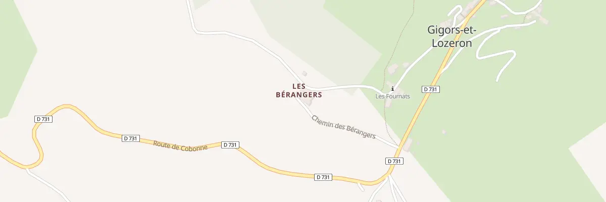 Plan du 5025 Les Beranger à Gigors-et-Lozeron