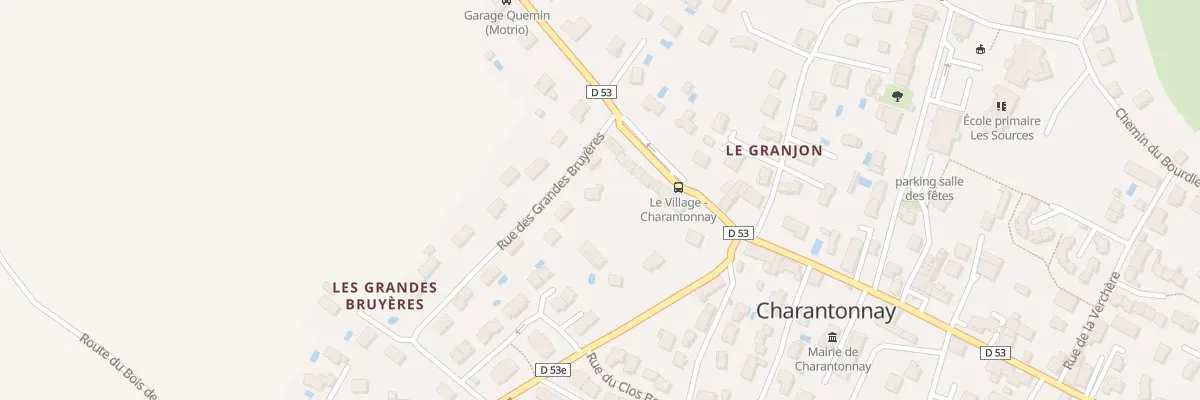 Plan du 63 Rue des Gdes Bruyeres à Charantonnay
