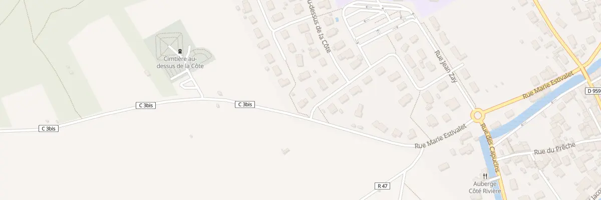 Plan du 14 Rue Nicolas Auguste Mochot à Is-sur-Tille