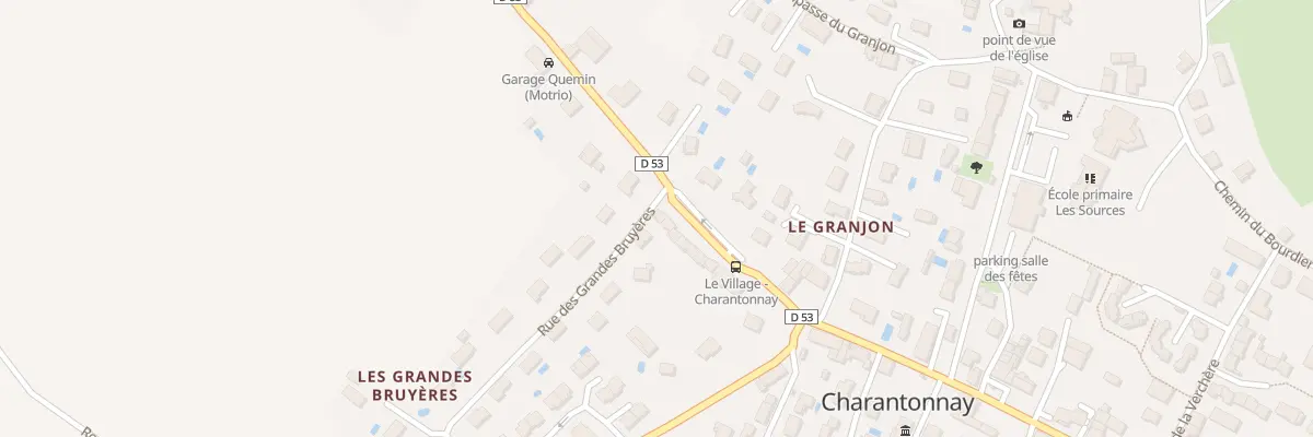 Plan du 1024 Av du Dauphiné à Charantonnay