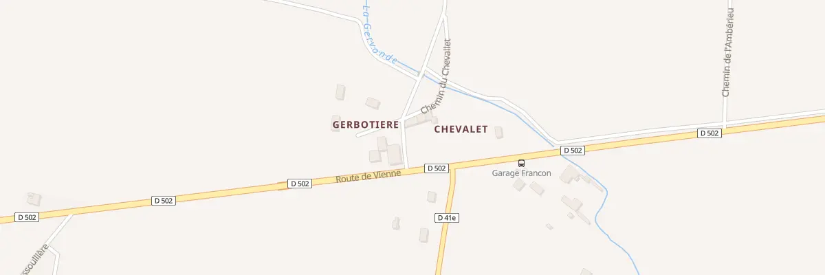 Plan du 461 Rte de Chalandiere à Royas