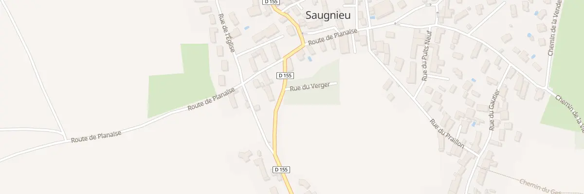 Plan du 22 Rue du Verger à Colombier-Saugnieu