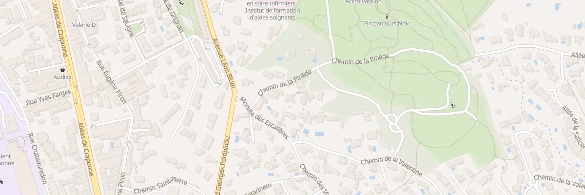 Plan du 76 Che de la Pinède à Salon-de-Provence