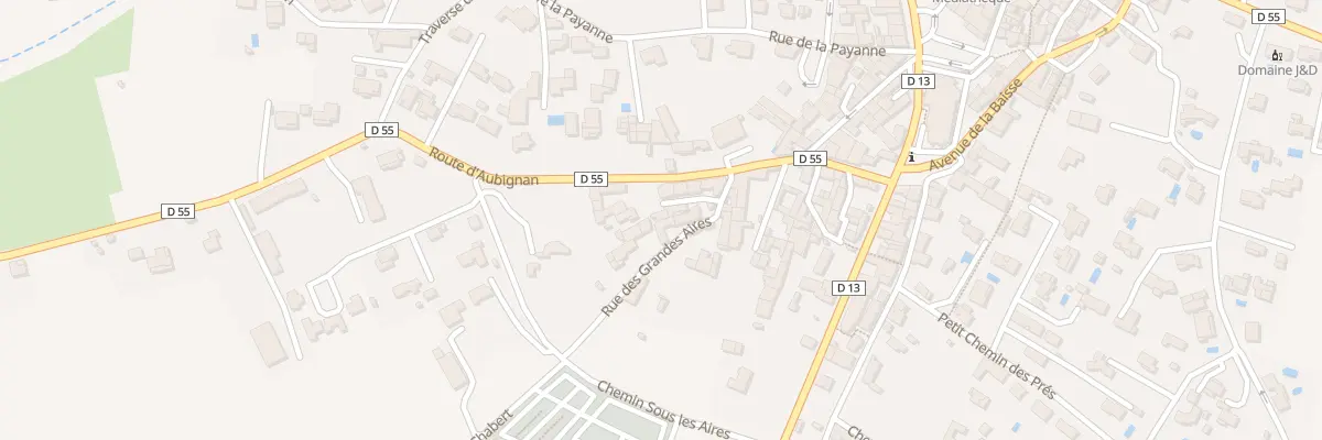 Plan du 74 Rue des Grandes Aires à Caromb