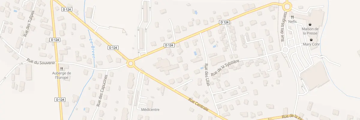 Plan du 114 Rue des Salvias à Saint-Quentin-Fallavier