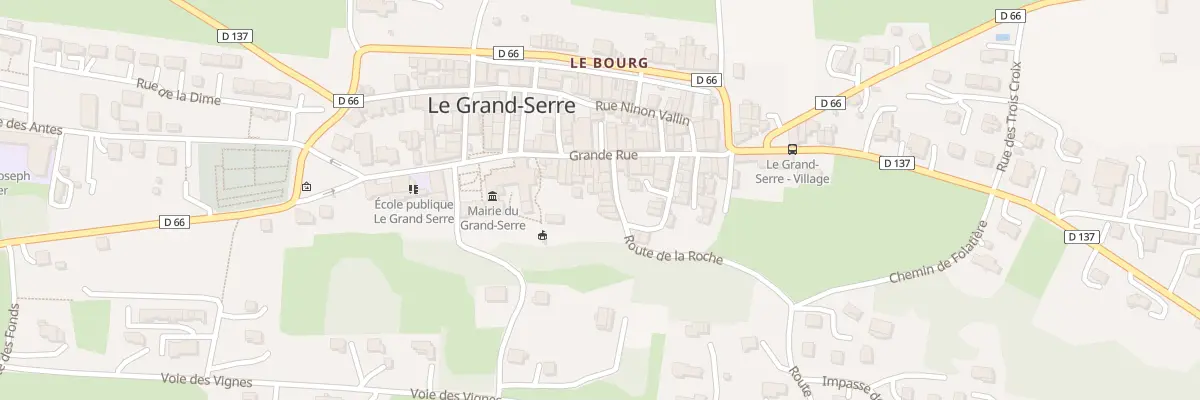 Plan du 6 Rue Saint-Antoine au Grand-Serre