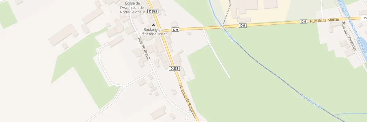 Plan du 101 Av de Belgique à Rachecourt-sur-Marne