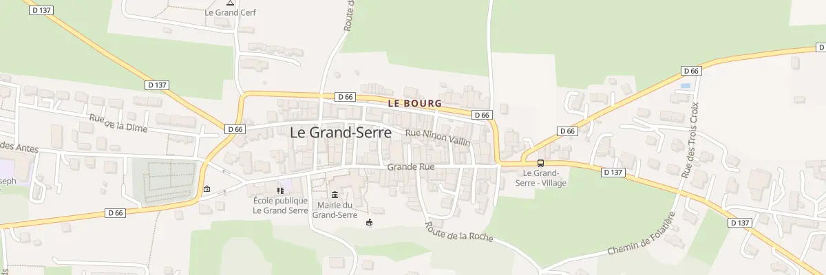 Plan du 9 Pl des Halles au Grand-Serre