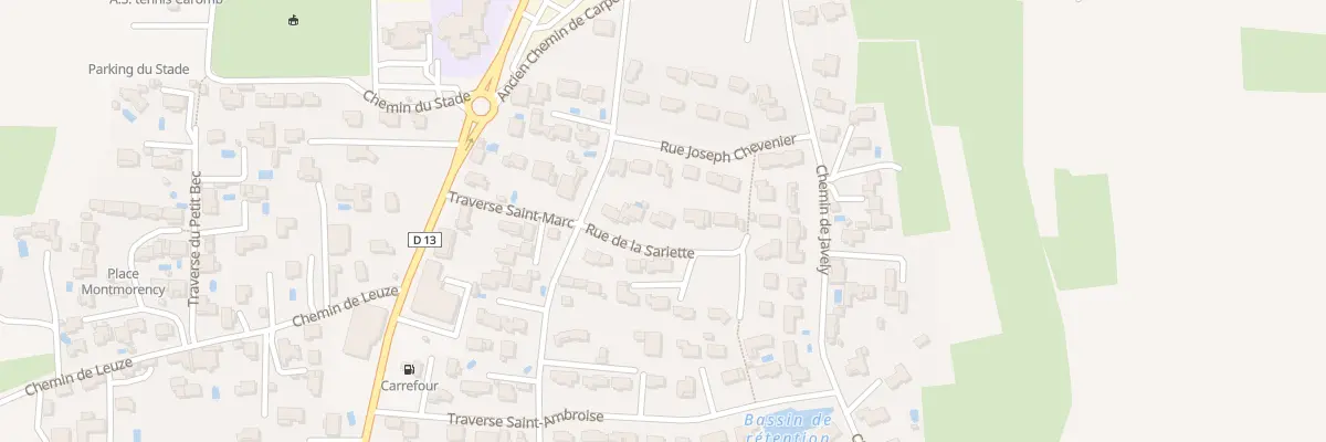 Plan du 45 Rue de la Sarriette à Caromb