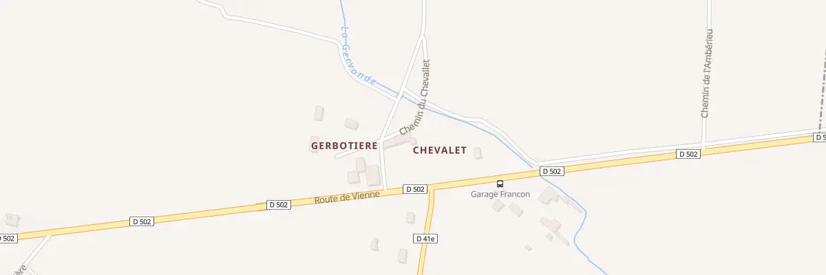 Plan du 97 Chem du Chevallet à Royas