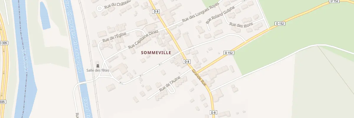 Plan du 11 Rue Grande de Sommeville à Chevillon