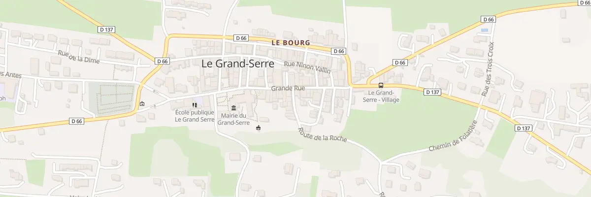 Plan du 1 Rue Saint-Antoine au Grand-Serre