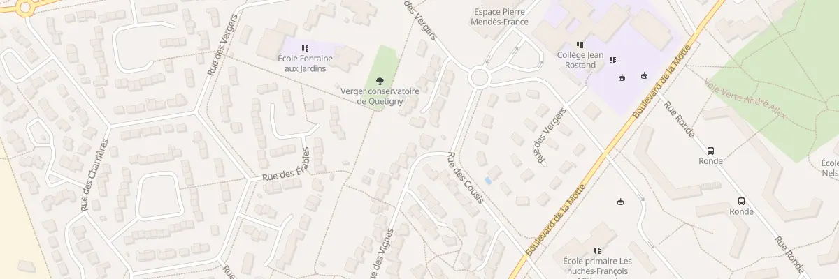 Plan du 81 Rue des Vignes à Quetigny