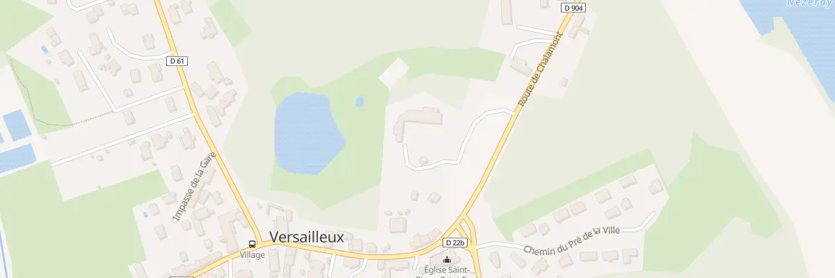 Plan du 161 Rte de Chalamont à Versailleux