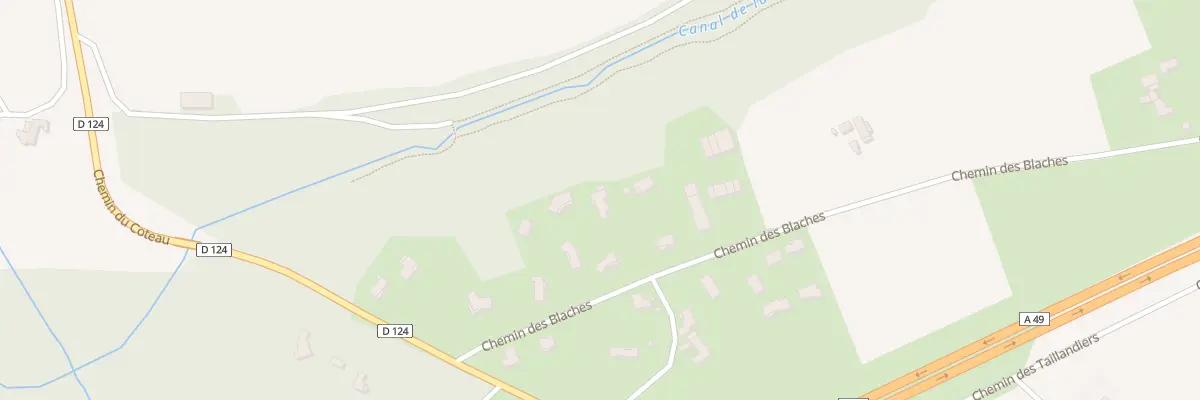 Plan du 175B Che des Blaches à Chatuzange-le-Goubet