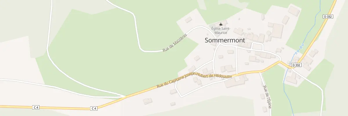 Plan du 4 Rue de Maizieres à Chatonrupt-Sommermont