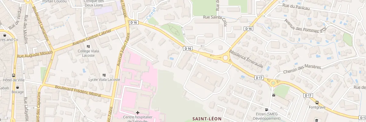 Plan du 184 Av Roger Donnadieu à Salon-de-Provence