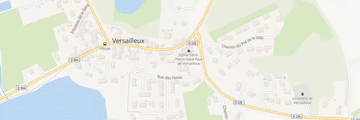 Plan du 30 Rue des Haras à Versailleux
