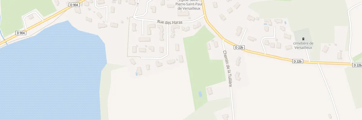 Plan du 87 Rue de la Garenne à Versailleux