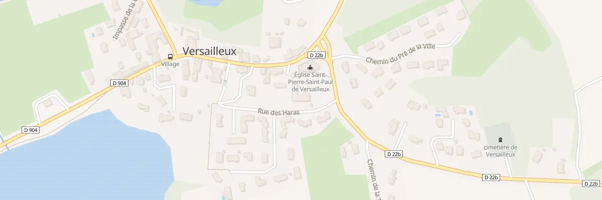 Plan du 36 Rue des Haras à Versailleux