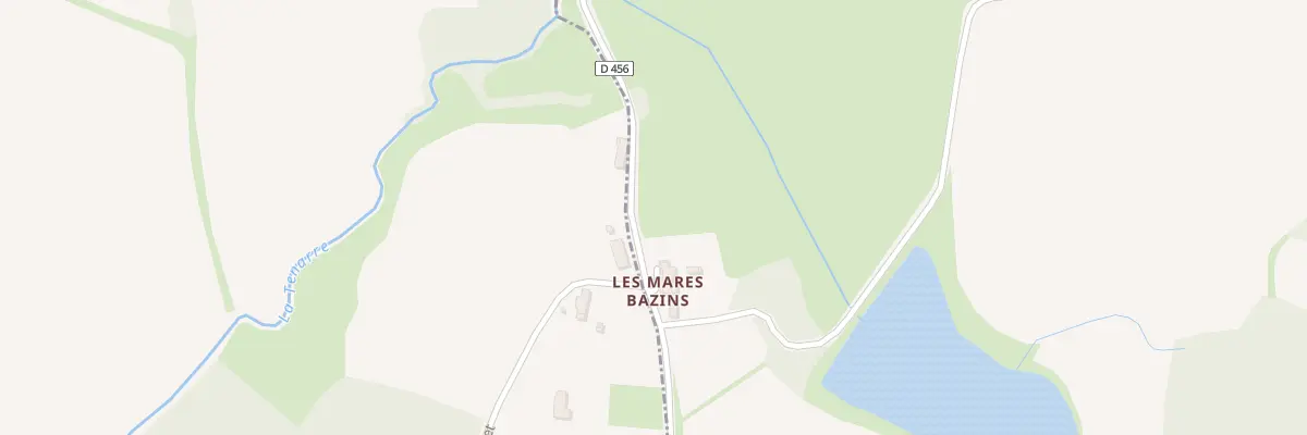 Plan du 14 Les Mares Bazins à Thurey