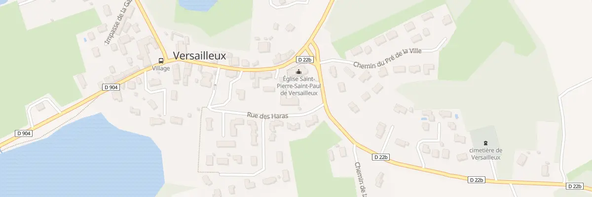 Plan du 40 Rue des Haras à Versailleux