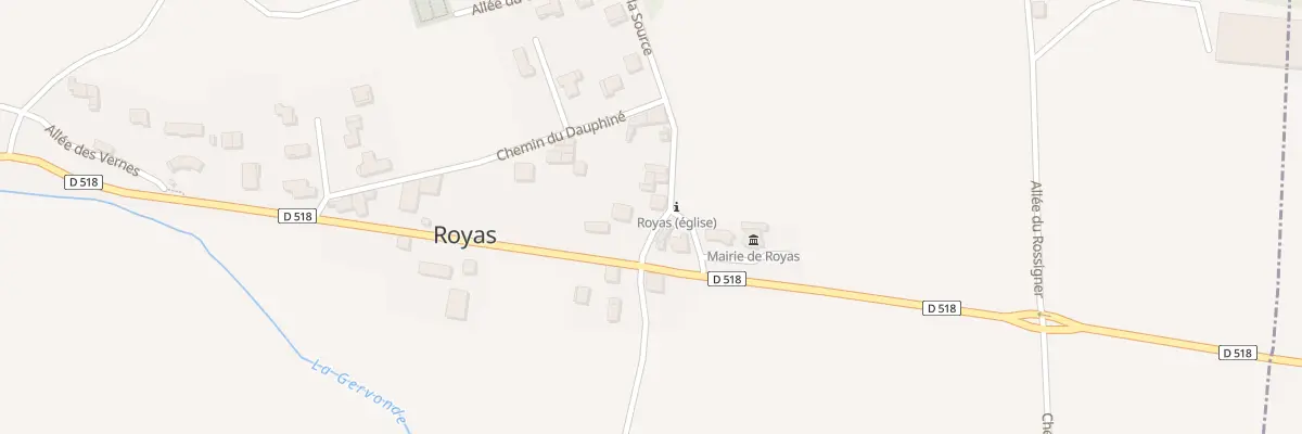 Plan du 5048 Le Village à Royas
