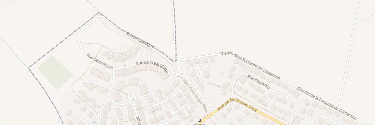 Plan du 16 All Coluche à Quetigny