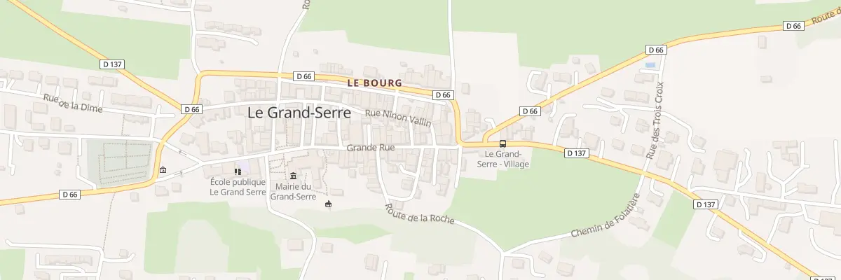 Plan du 45 Gr Grande Rue au Grand-Serre