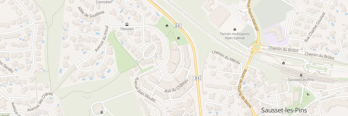Plan du 9098 Av Jean Moulin à Sausset-les-Pins