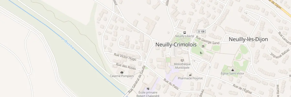 Plan du 2B Rue General de Gaulle à Neuilly-Crimolois