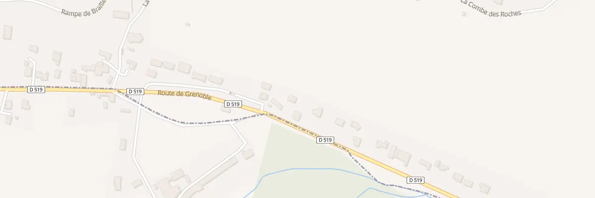 Plan du 695 Rte de Grenoble à Pajay