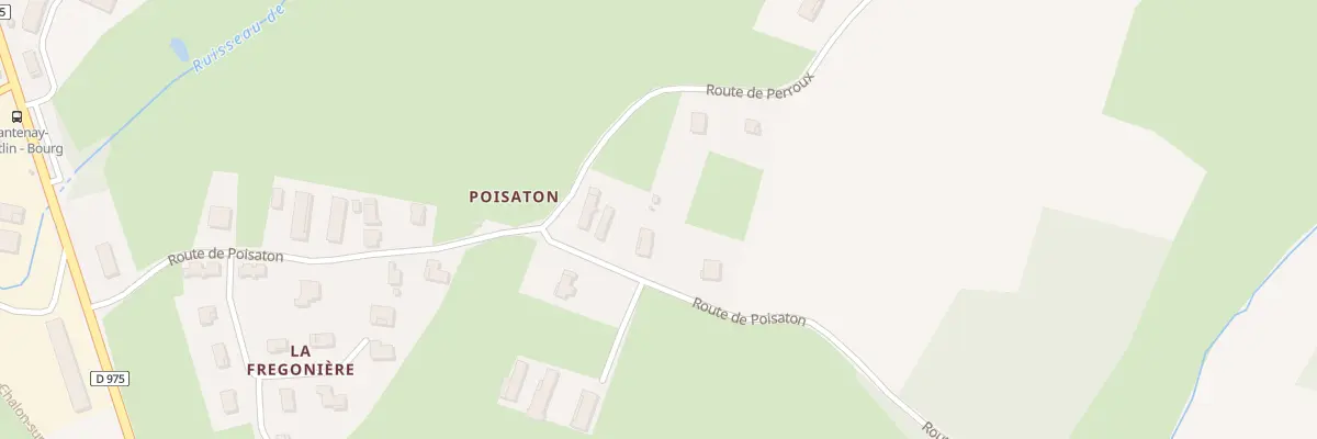 Plan du 435 Rte de Poisaton à Mantenay-Montlin