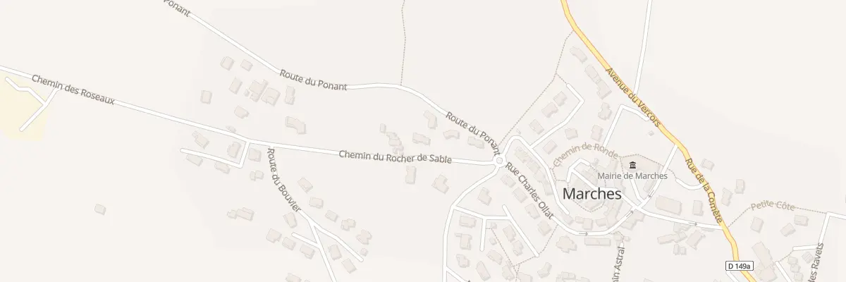 Plan du 62 Che du Rocher de Sable à Marches
