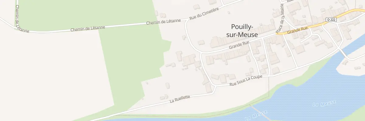 Plan du 9001 Gr La Grande Rue à Pouilly-sur-Meuse