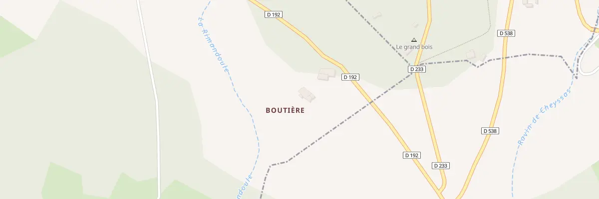 Plan du 5070 Boutiere à Truinas